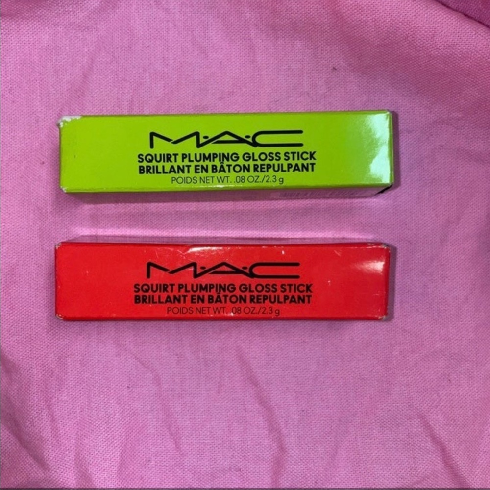 MAC Cosmetics Squirt Plumping Gloss Sticks Lot of 2 BNIB